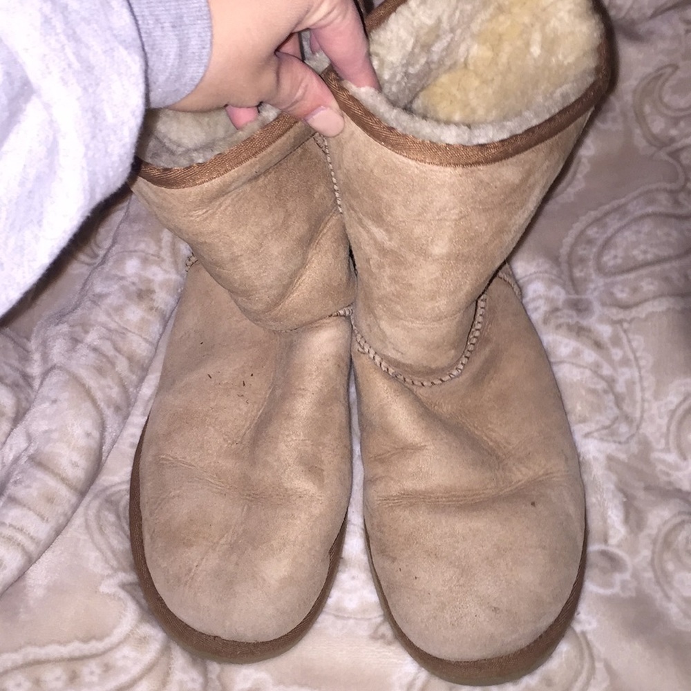 Chestnut UGGs! Used but still have good fur